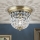 Kristall-Deckenleuchte PLAFOND 1xE27/40W/230V d 26 cm bronzen