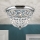 Kristall-Deckenleuchte PLAFOND 3xE27/40W/230V d 35 cm glänzendes Chrom