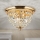 Kristall-Deckenleuchte PLAFOND 3xE27/40W/230V d 35 cm golden