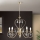 Kristall-Kronleuchter an Kette ALESSIA 5xE14/40W/230V golden