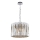 Kristall-Kronleuchter an Kette RITZ 7xE14/40W/230V glänzendes Chrom