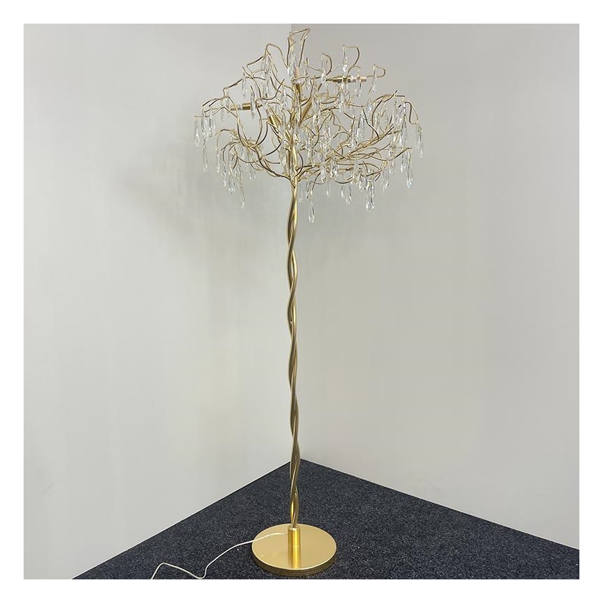 Kristall-Stehleuchte 5xG9/40W/230V golden