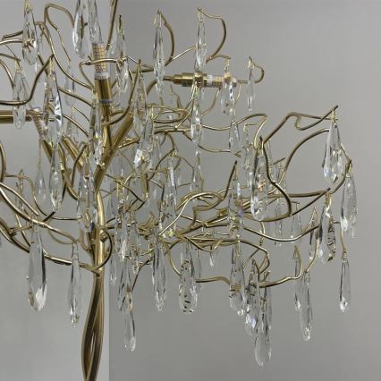 Kristall-Stehleuchte 5xG9/40W/230V golden