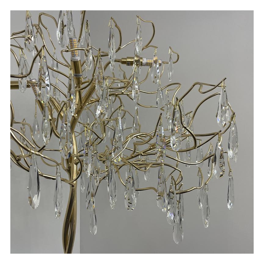 Kristall-Stehleuchte 5xG9/40W/230V golden