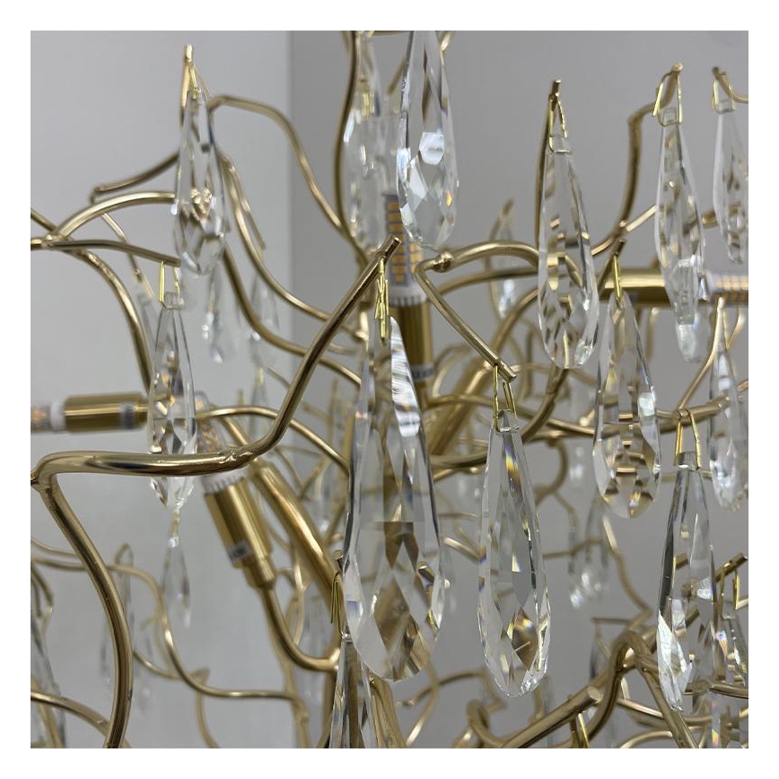 Kristall-Stehleuchte 5xG9/40W/230V golden