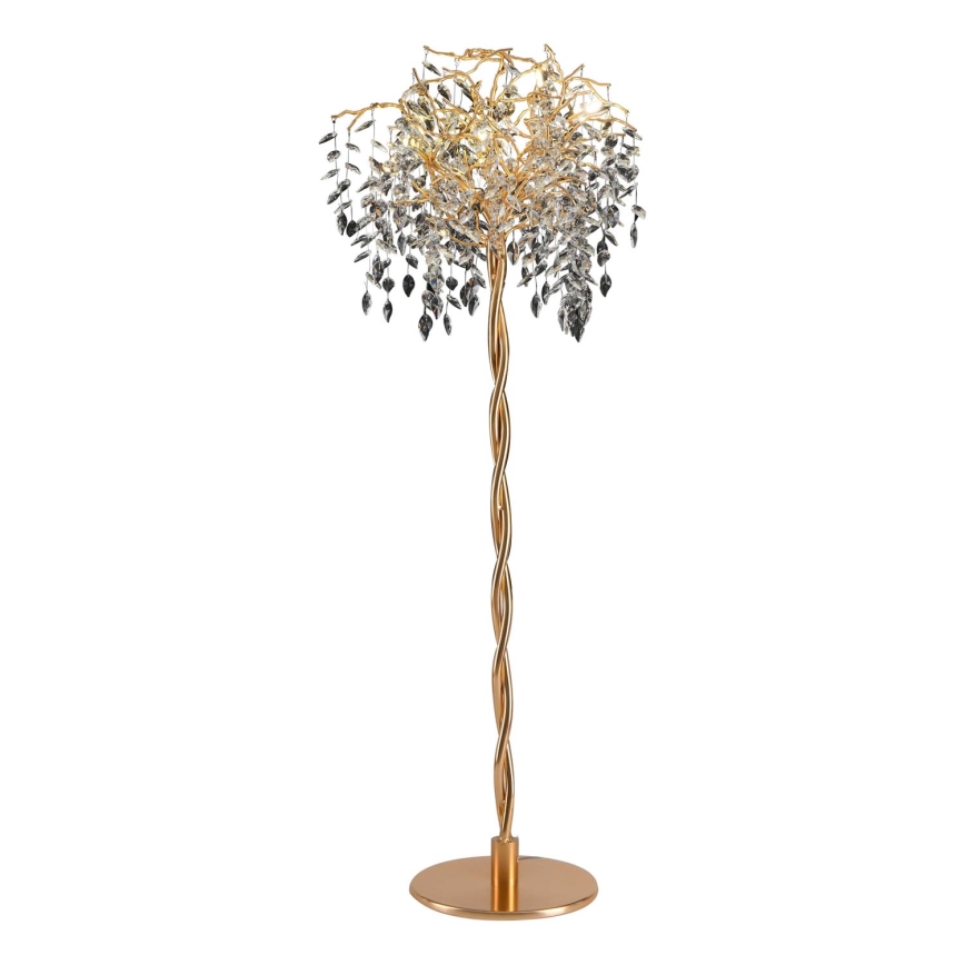 Kristall-Stehleuchte 5xG9/40W/230V golden