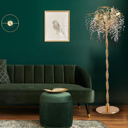 Kristall-Stehleuchte 5xG9/40W/230V golden