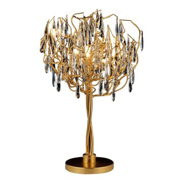 Kristall-Tischleuchte 5xG9/40W/230V golden