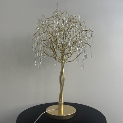 Kristall-Tischleuchte 5xG9/40W/230V golden