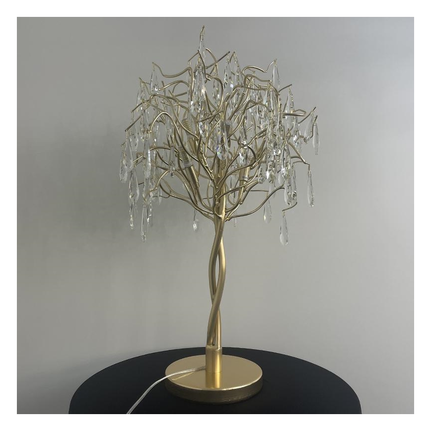 Kristall-Tischleuchte 5xG9/40W/230V golden