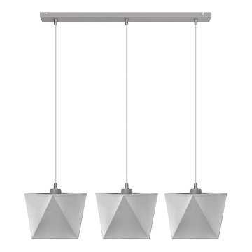 Kronleuchter ADAMANT 3xE27/15W/230V grau
