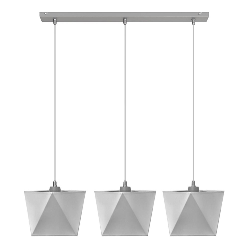 Kronleuchter ADAMANT 3xE27/15W/230V grau