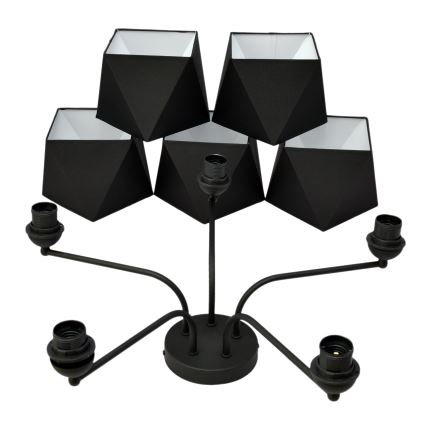 Kronleuchter ADAMANT 5xE27/15W/230V schwarz