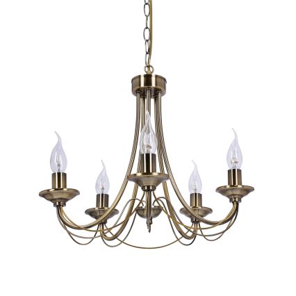 Kronleuchter an einer Kette MUZA 5xE14/40W/230V