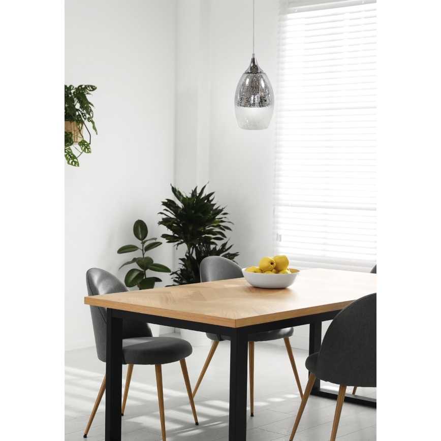 Kronleuchter an einer Litze CELIA 1xE27/60W/230V