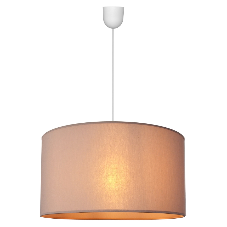 Kronleuchter an einer Schnur ALBA 1xE27/15W/230V d. 45 cm beige