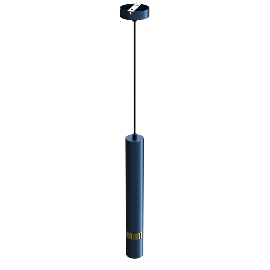 Kronleuchter an einer Schnur JOKER 1xGU10/25W/230V blau