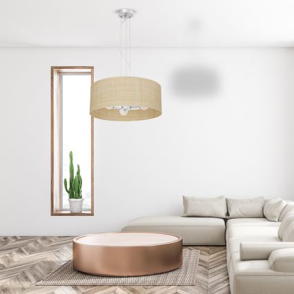 Kronleuchter an einer Schnur MARSHALL 3xE27/60W/230V