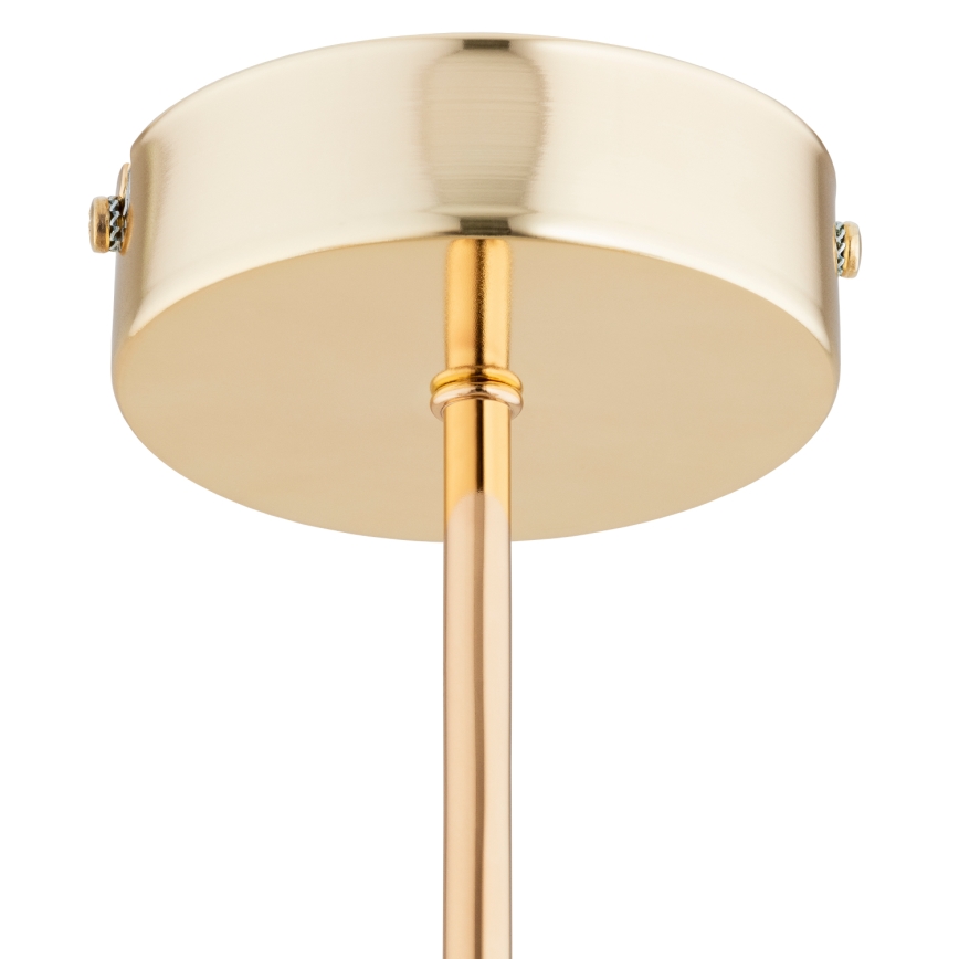 Kronleuchter an einer Stange FOTON 4xE14/40W/230V gold/weiß