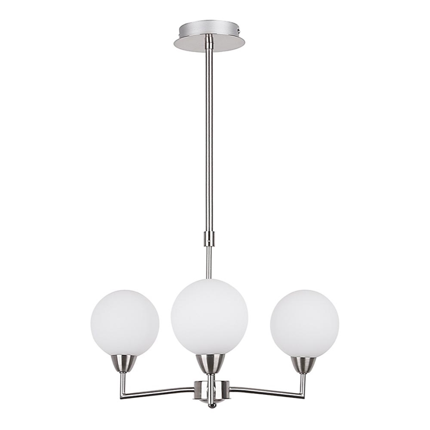 Kronleuchter an einer Stange LOGOS 3xG9/25W/230V chrom matt