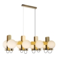 Kronleuchter an Kabel REGGIO 8xE27/40W/230V goldfarben