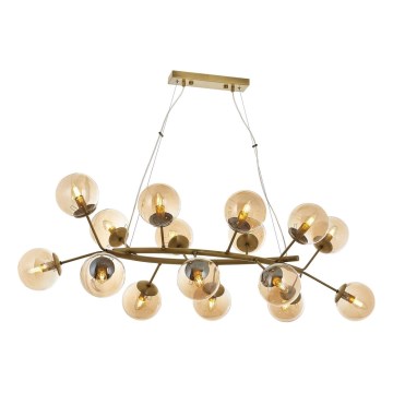 Kronleuchter an Kabel VARANA 16xE14/40W/230V, bronzefarben