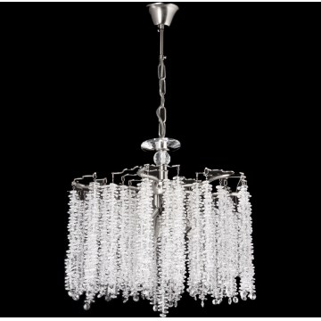 Kronleuchter an Kette 6xE14/60W/230V d 46 cm glänzendes Chrom