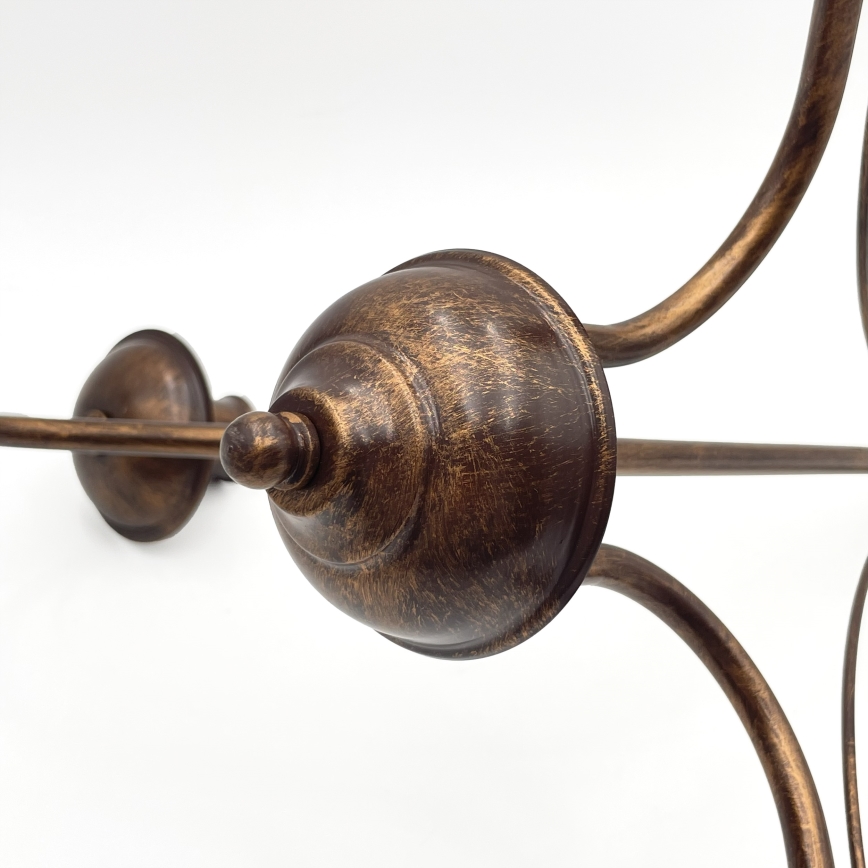 Kronleuchter an Kette ANTON 3xE14/15W/230V Bronze