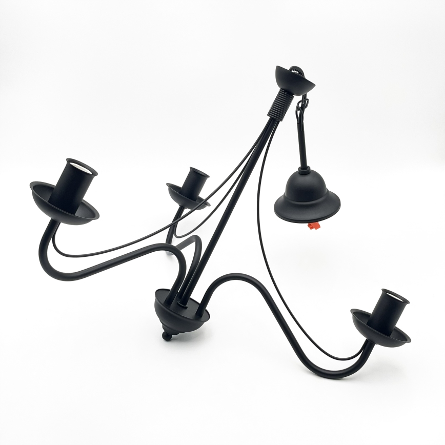 Kronleuchter an Kette ANTON 3xE14/15W/230V schwarz