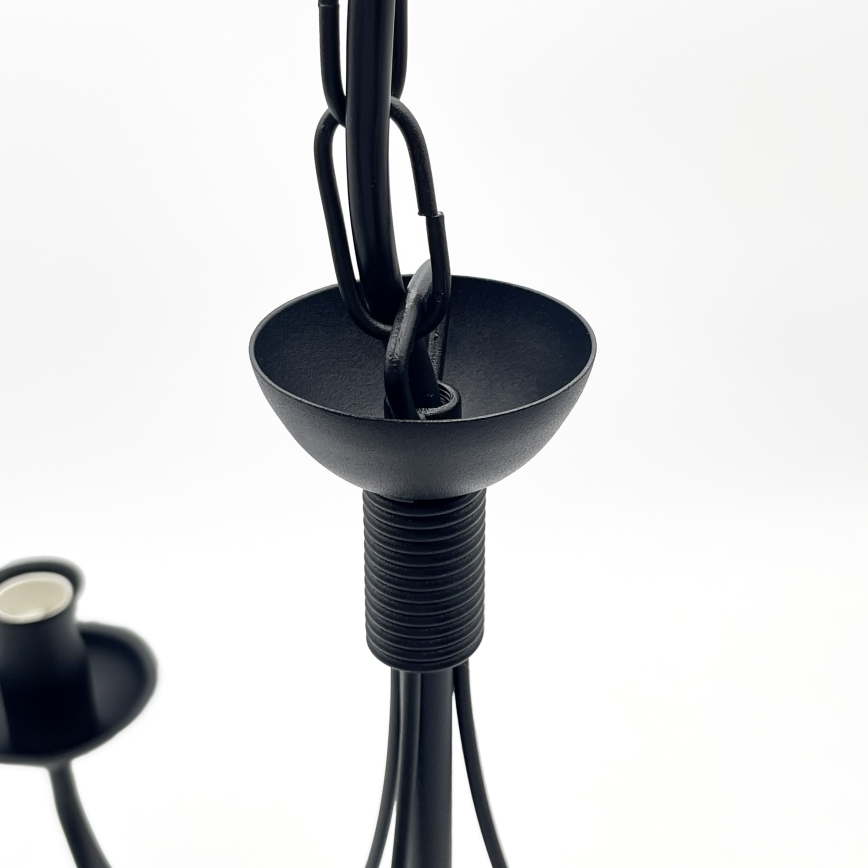 Kronleuchter an Kette ANTON 3xE14/15W/230V schwarz