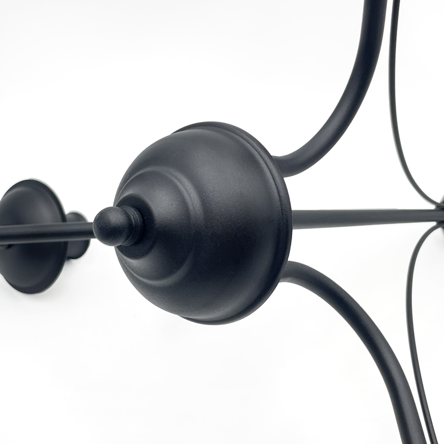 Kronleuchter an Kette ANTON 3xE14/15W/230V schwarz