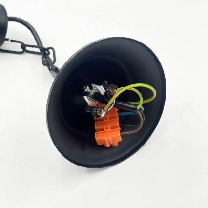 Kronleuchter an Kette ANTON 3xE14/15W/230V schwarz