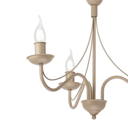 Kronleuchter an Kette ANTON 3xE14/60W/230V beige