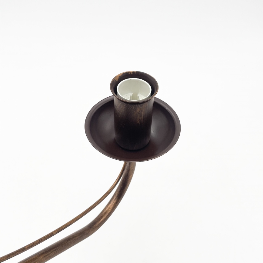 Kronleuchter an Kette ANTON 8xE14/60W/230V, bronzefarben