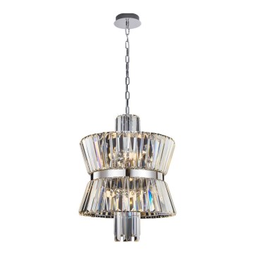 Kronleuchter an Kette AURELIA 8xE14/40W/230V matt Chrom