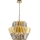 Kronleuchter an Kette DONNA 12xE14/40W/230V d 55 cm golden