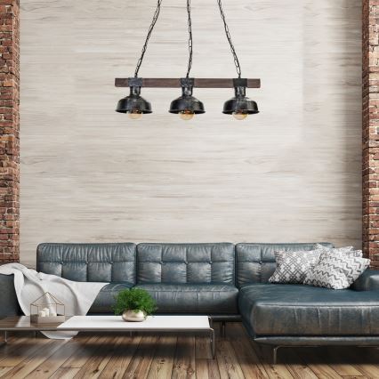 Kronleuchter an Kette FARO 3xE27/60W/230V