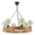 Kronleuchter an Kette IOS 6xE27/60W/230V d 50 cm Buche - FSC-zertifiziert