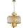 Kronleuchter an Kette MARGOT 6xE14/40W/230V d 43 cm golden
