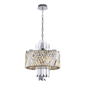 Kronleuchter an Kette MARGOT 6xE14/40W/230V matt Chrom