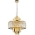 Kronleuchter an Kette MARGOT 9xE14/40W/230V d 55 cm golden