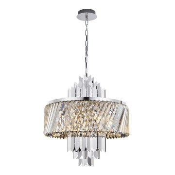 Kronleuchter an Kette MARGOT 9xE14/40W/230V matt Chrom