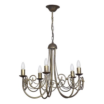 Kronleuchter an Kette PALACE 5xE14/60W/230V