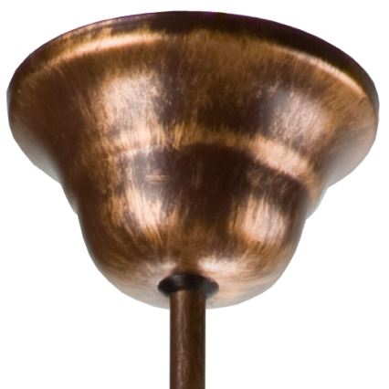 Kronleuchter an Kette RETRO II 5xE27/60W/230V Bronzepatina