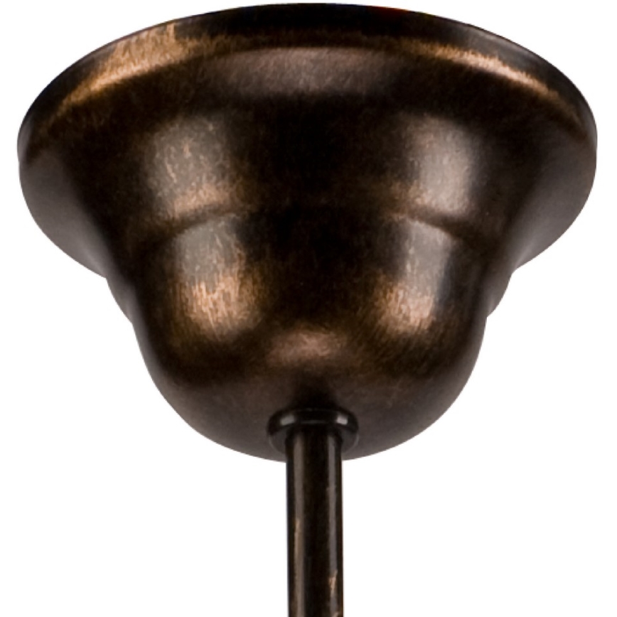 Kronleuchter an Kette RETRO II 5xE27/60W/230V schwarz patiniert