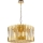 Kronleuchter an Kette RITZ 12xE14/40W/230V d 54 cm golden