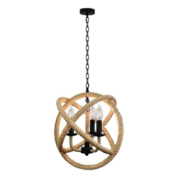 Kronleuchter an Kette ROPE GLOBO 3xE14/10W/230V