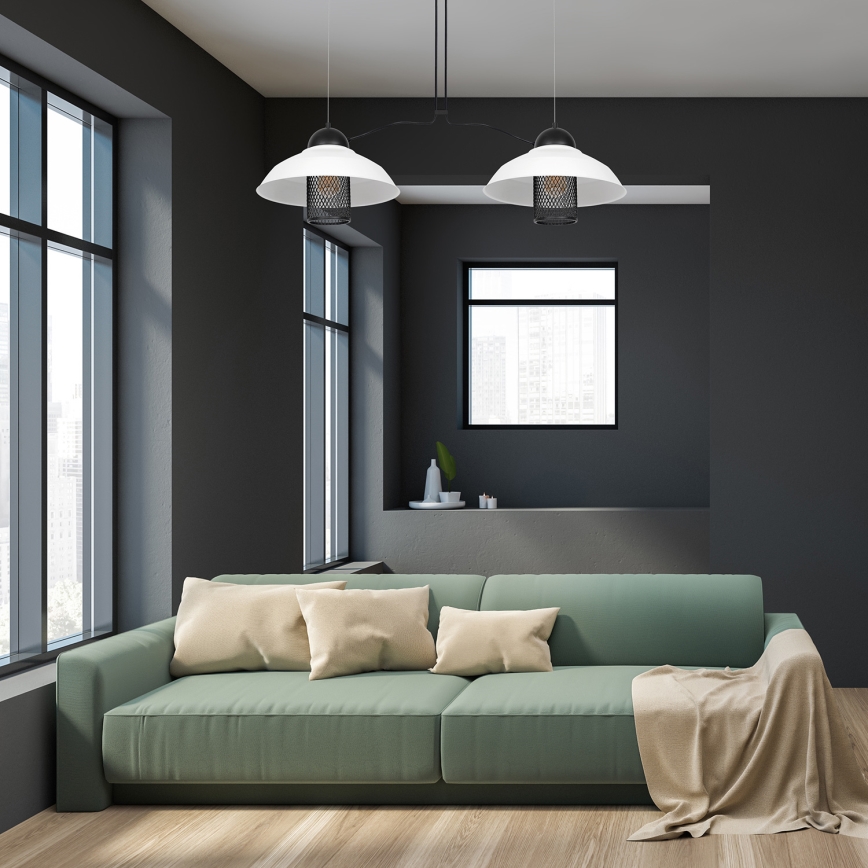 Kronleuchter an Schnur BJORN 2xE27/60W/230V