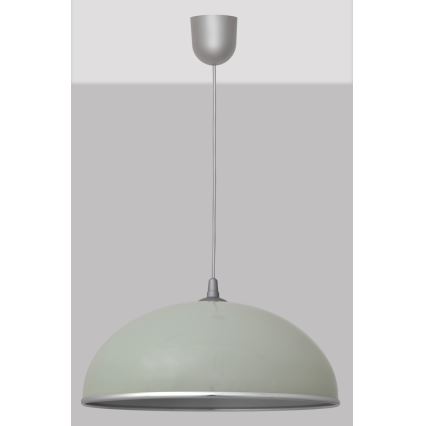Kronleuchter an Schnur CIRCLE 1xE27/15W/230V grau