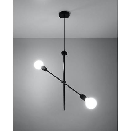 Kronleuchter an  Schnur CONCEPT 2xE27/60W/230V